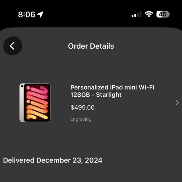 Apple iPad mini 7th generation (2024) 128gb WiFi Starlight Engraved - Picture 3 of 11